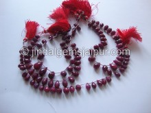 Ruby Faceted Drops